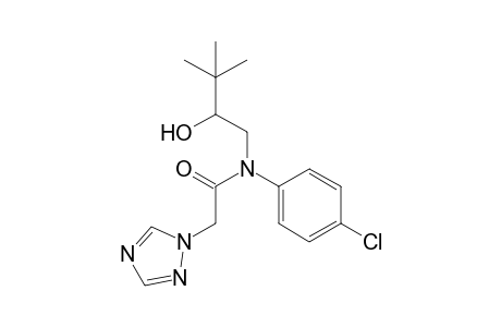 N-(4-chlorophenyl)-N-(2-hydroxy-3,3-dimethylbutyl)-2-(1H-1,2,4-triazol-1-yl)acetamide