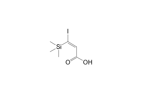 (E)-3-Iodo-3-(trimethylsilyl)acrylic acid