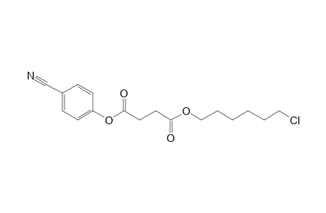 Succinic acid, 6-chlorohexyl 4-cyanophenyl ester