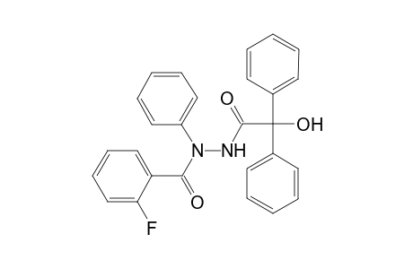 2-Fluoro-benzoic acid N'-(2-hydroxy-2,2-diphenyl-acetyl)-N-phenyl-hydrazide