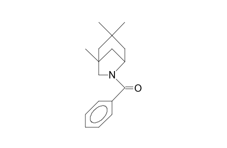 6-Benzoyl-1,3,3-trimethyl-6-aza-bicyclo(3.2.1)octane