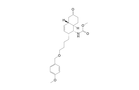 Methyl N-[(1R,2R,4aS,8aR)-2-[4-[(4-methoxyphenyl)methoxy]butyl]-6-oxidanylidene-2,4a,5,7,8,8a-hexahydro-1H-naphthalen-1-yl]carbamate