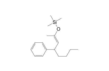 4-Phenyl-2-((trimethylsilyl)oxy)-2(E)-octene