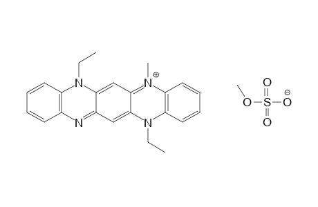 5,12-diethyl-5,12-dihydro-14-methylquinoxalino[2,3-b]phenazin-14-ium methyl sulfate