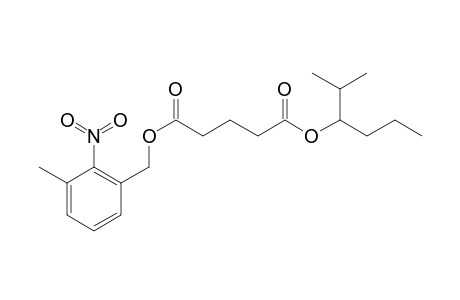 Glutaric acid, 2-methylhex-3-yl 3-methyl-2-nitrobenzyl ester