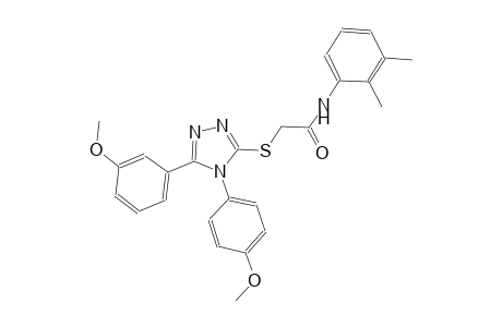 N-(2,3-dimethylphenyl)-2-{[5-(3-methoxyphenyl)-4-(4-methoxyphenyl)-4H-1,2,4-triazol-3-yl]sulfanyl}acetamide
