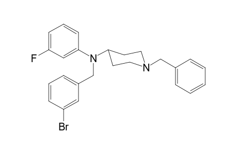 1-Benzyl-N-(3-bromobenzyl)-N-(3-fluorophenyl)piperidin-4-amine