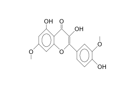 4H-1-Benzopyran-4-one, 3,5-dihydroxy-2-(4-hydroxy-3-methoxyphenyl)-7-methoxy-