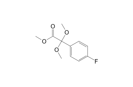 2-(4-fluorophenyl)-2,2-dimethoxy-acetic acid methyl ester