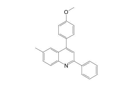 4-(4-Methoxyphenyl)-6-methyl-2-phenylquinoline
