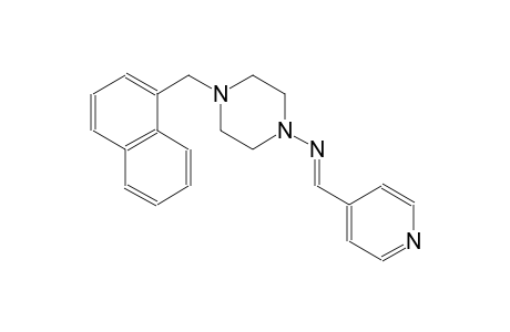1-piperazinamine, 4-(1-naphthalenylmethyl)-N-[(E)-4-pyridinylmethylidene]-
