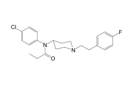 N-(4-Chlorophenyl)-N-(1-[2-(4-fluorophenyl)ethyl]piperidin-4-yl)propanamide