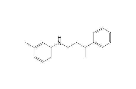 3-Methyl-N-(3-phenylbutyl)aniline