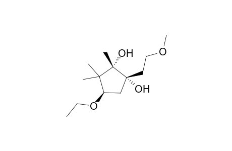 (1R,2S,4R)-4-ethoxy-1-(2-methoxyethyl)-2,3,3-trimethyl-cyclopentane-1,2-diol