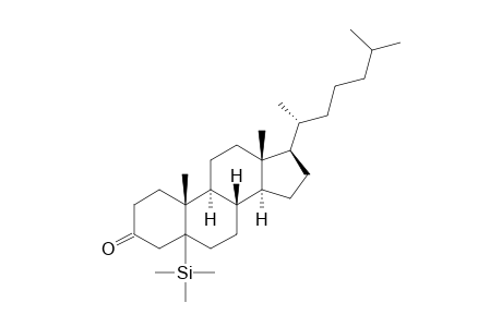 Cholestan-3-one, 5-(trimethylsilyl)-
