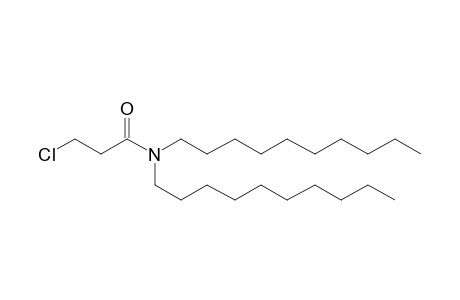 Propanamide, N,N-didecyl-3-chloro-