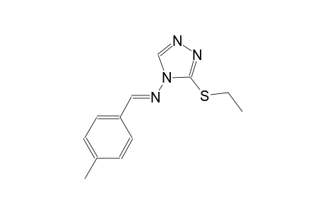 3-(ethylsulfanyl)-N-[(E)-(4-methylphenyl)methylidene]-4H-1,2,4-triazol-4-amine