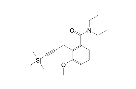 N,N-diethyl-3-methoxy-2-(3-trimethylsilylprop-2-ynyl)benzamide