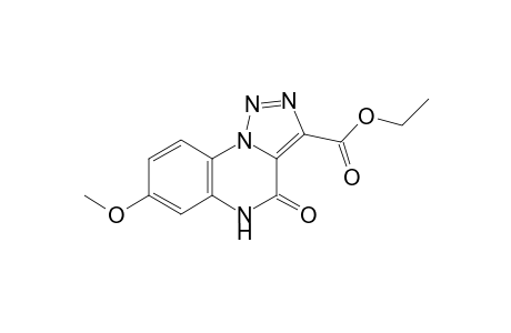 3-Ethoxycarbonyl-7-methoxy-1,2,3-triazolo[1.5-a]quinoxalin-4(5H)-one