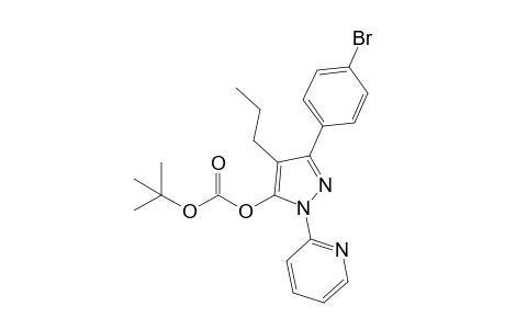 tert-Butyl 1-(2-Pyridinyl)-3-(4-bromophenyl)-4-propyl-5-pyrazolyl Carbonate