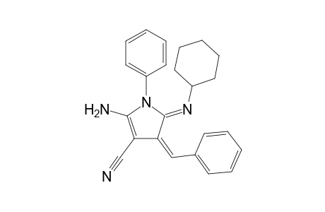 (Z)-2-Amino-4-((Z)-benzylidene)-5-(cyclohexylimino)-1-phenyl-4,5-dihydro-1H-pyrrole-3-carbonitrile