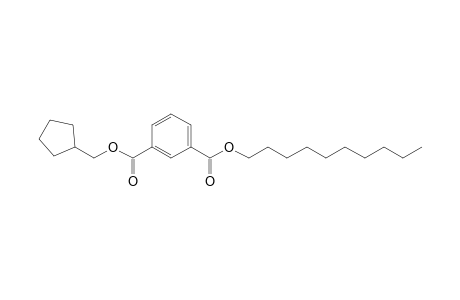 Isophthalic acid, cyclopentylmethyl decyl ester