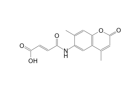 (2E)-4-[(4,7-dimethyl-2-oxo-2H-chromen-6-yl)amino]-4-oxo-2-butenoic acid