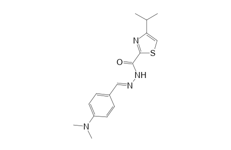 N-(4-Dimethylaminobenzylidene)-4-isopropyl-1,3-thiazole-2-carbohydrazide