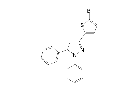1-PHENYL-3-(5-BROMOTHIOPHEN-2-YL)-5-PHENYL-2-PYRAZOLINE