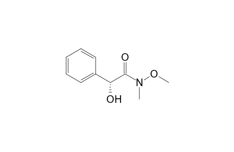(2R)-2-hydroxy-N-methoxy-N-methyl-2-phenyl-acetamide