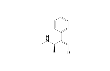 (R,Z)-4-Deuterio-N-methyl-3-phenyl-3-buten-2-amine