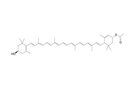 3'-(S)-Acetylmercapto-.beta.,.epsilon.-caroten-3-ol