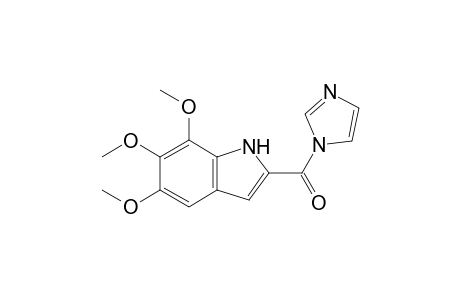 1-[(5,6,7-Trimethoxy-1H-indol-2-yl)carbonyl]-1H-imidazole