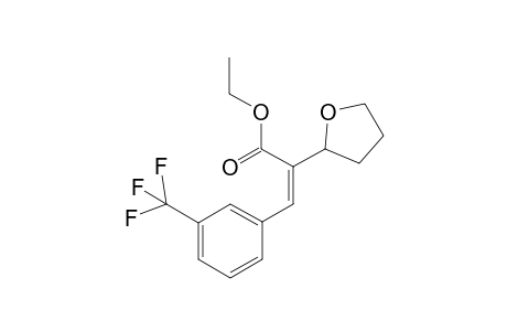 Ethyl 2-(tetrahydrofuran-2-yl)-3-(3-(trifluoromethyl)phenyl)acrylate