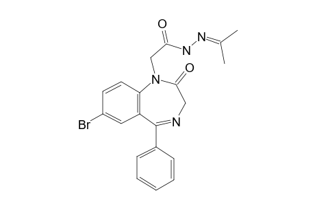 (7-Bromo-2-oxo-5-phenyl-2,3-dihydro-benzo[E][1,4]diazepin-1-yl)-acetic acid isopropylidene-hydrazide