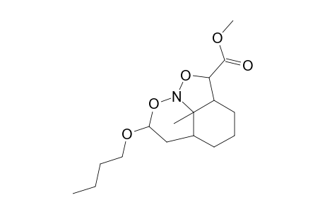 METHYL-REL-(1R,3S,5S,6AR,9AS,9BS)-5-N-BUTOXY-9B-METHYLHEXAHYDRO-1H-ISOXAZOLO-[2,3,4-H]-[2,1]-BENZOXAZINE-1-CARBOXYLATE