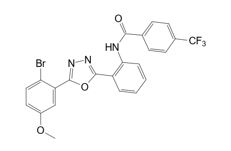 2'-[5-(2-BROMO-5-METHOXYPHENYL)-1,3,4-OXADIAZOL-2-YL]-alpha,alpha,alpha-TRIFLUORO-p-TOLUANILIDE