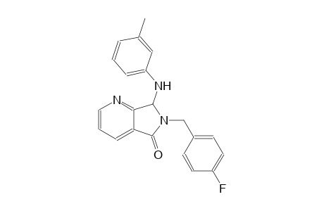 5H-pyrrolo[3,4-b]pyridin-5-one, 6-[(4-fluorophenyl)methyl]-6,7-dihydro-7-[(3-methylphenyl)amino]-