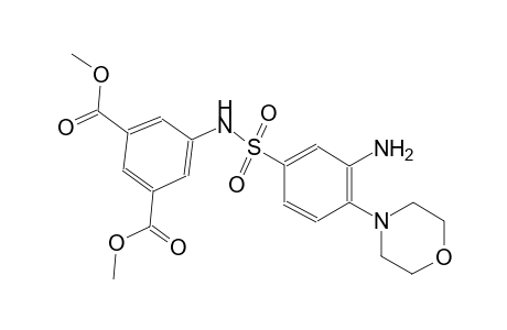 1,3-benzenedicarboxylic acid, 5-[[[3-amino-4-(4-morpholinyl)phenyl]sulfonyl]amino]-, dimethyl ester