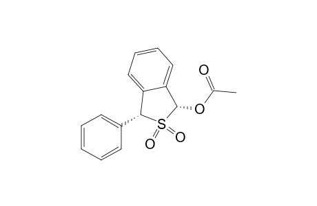 cis-1-Acetoxy-3-phenyl-1,3-dihydrobenzo[c]thiophene 2,2-Dioxide
