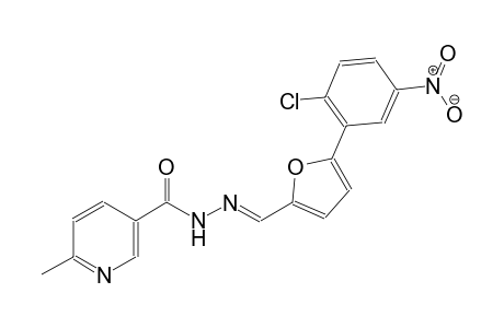 N'-{(E)-[5-(2-chloro-5-nitrophenyl)-2-furyl]methylidene}-6-methylnicotinohydrazide