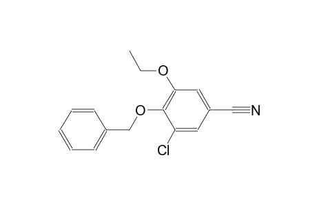4-(benzyloxy)-3-chloro-5-ethoxybenzonitrile