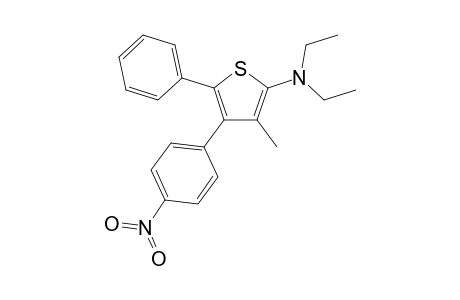 4-(p-Nitrophenyl)-2-diehylamino-3-methyl-5-phenylthiophene