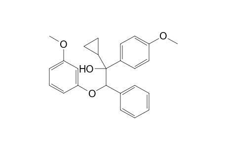 1-Cyclopropyl-2-(3-methoxyphenoxy)-1-(4-methoxyphenyl)-2-phenylethanol