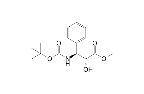 (2R,3S)-2-hydroxy-3-[[(2-methylpropan-2-yl)oxy-oxomethyl]amino]-3-phenylpropanoic acid methyl ester