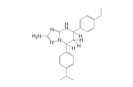 [1,2,4]triazolo[1,5-a]pyrimidin-2-amine, 5-(4-ethylphenyl)-4,5,6,7-tetrahydro-7-[4-(1-methylethyl)phenyl]-