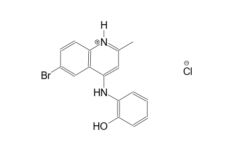 6-bromo-4-(2-hydroxyanilino)-2-methylquinolinium chloride