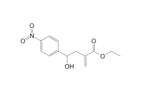 Ethyl 4-hydroxy-2-methylene-4-(4-nitrophenyl)butanoate