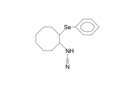 trans-(2-Phenylseleno-cyclooctyl)-cyanamide