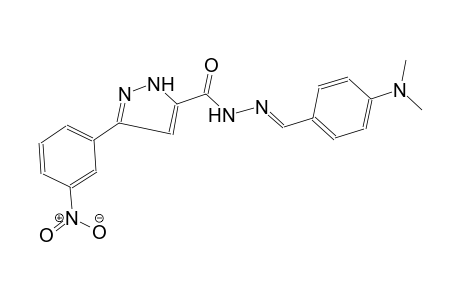 1H-pyrazole-5-carboxylic acid, 3-(3-nitrophenyl)-, 2-[(E)-[4-(dimethylamino)phenyl]methylidene]hydrazide